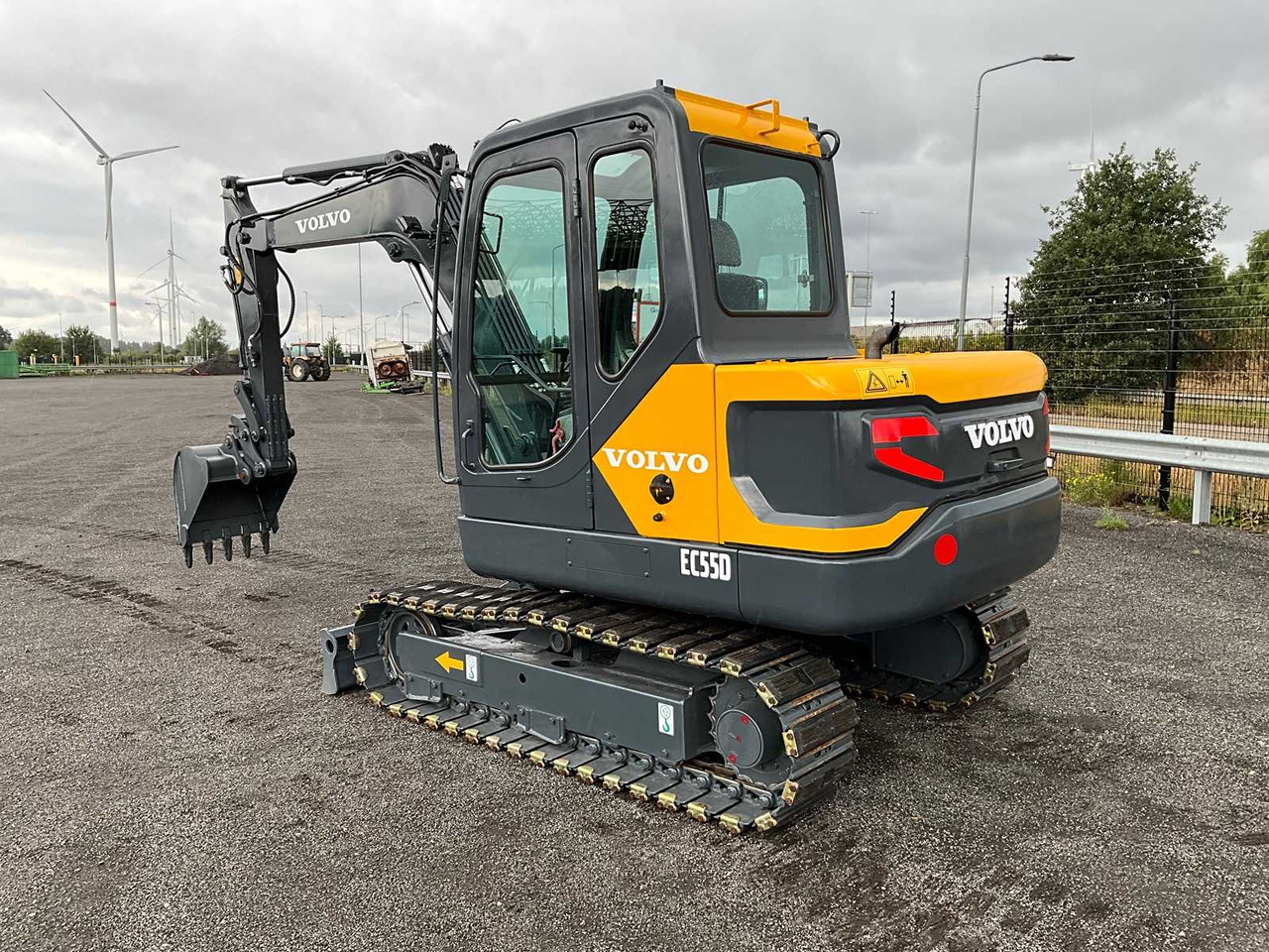 Volvo EC55D - Pelle sur chenille: photos 3 Volvo EC55D - Pelle sur chenille: photos 3