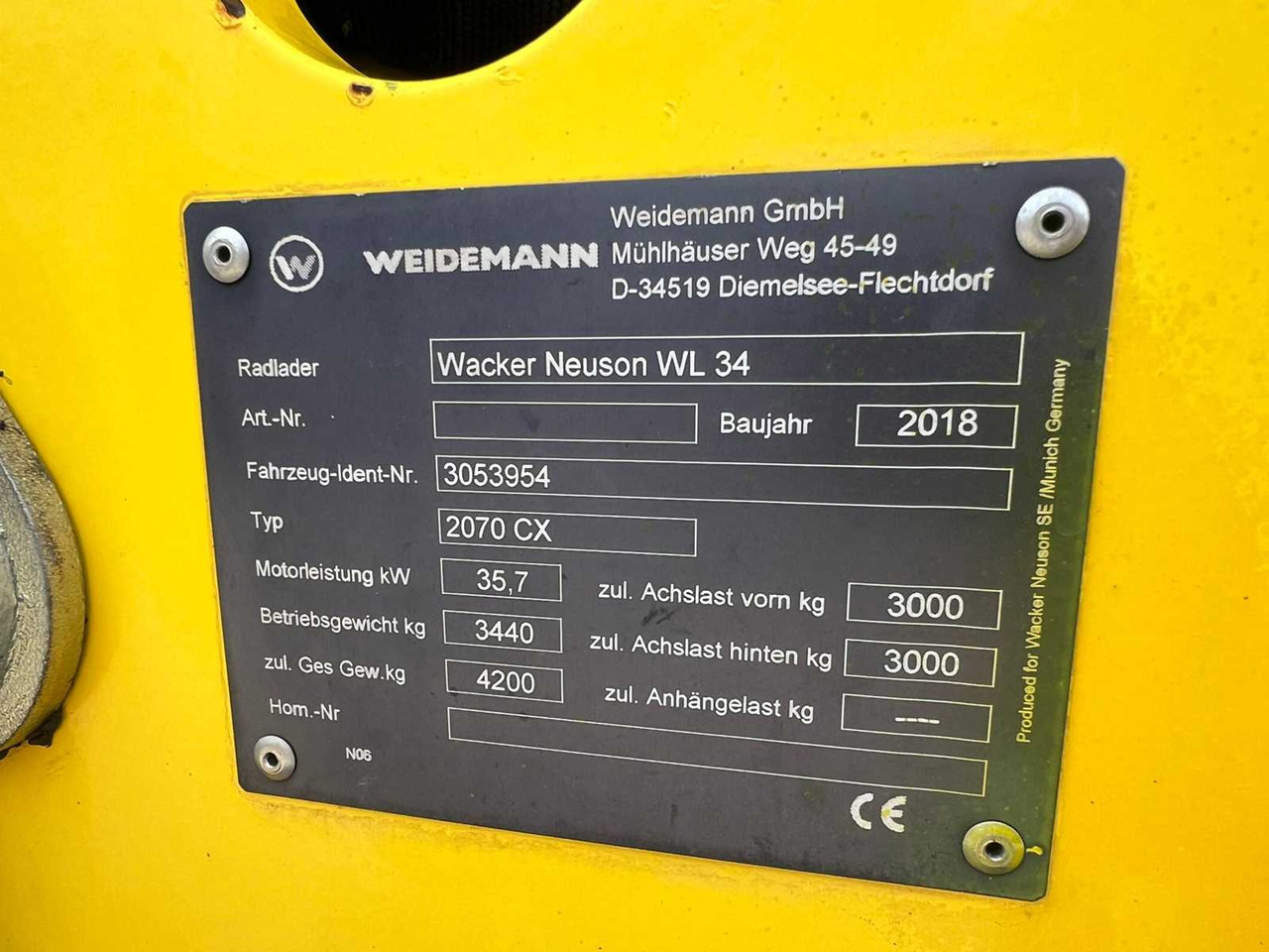 Chargeuse sur pneus Wacker Neuson WL34: photos 13