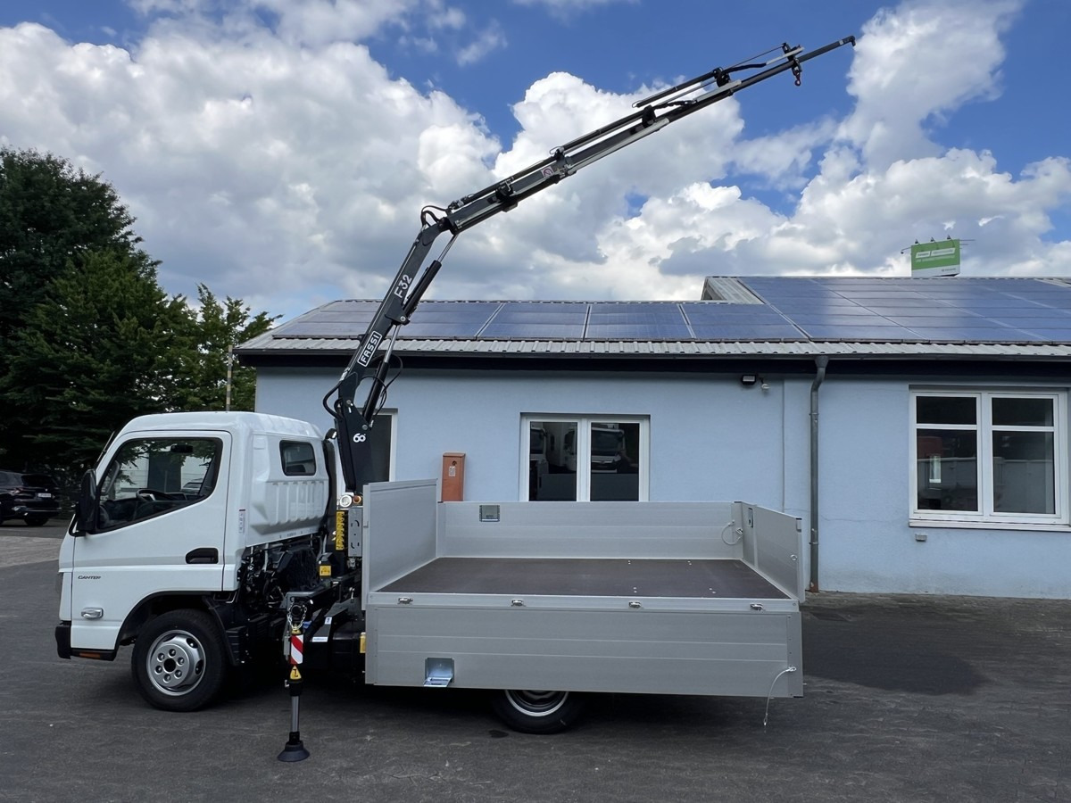 Utilitaire plateau neuf FUSO 3S15 Alu Pritsche 2.80m Ladekran Bohrgerät: photos 7