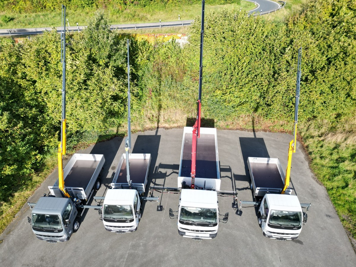 Utilitaire plateau neuf FUSO 3S15 Alu Pritsche 2.80m Ladekran Bohrgerät: photos 14