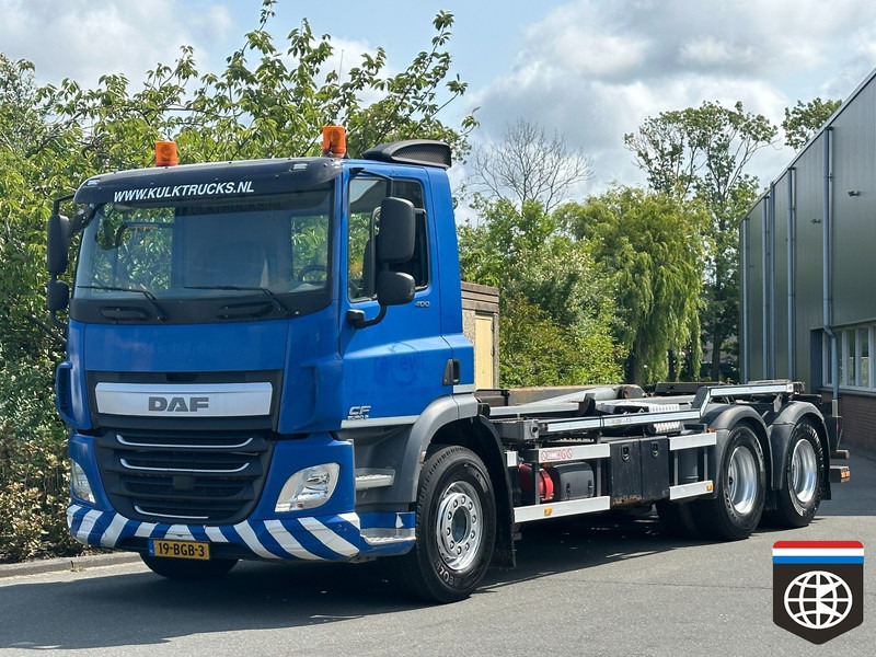 DAF CF 400 FAS VDL HOOKLIFT / HOLLAND TRUCK / VBK COVERING - Camion ampliroll: photos 1 DAF CF 400 FAS VDL HOOKLIFT / HOLLAND TRUCK / VBK COVERING - Camion ampliroll: photos 1
