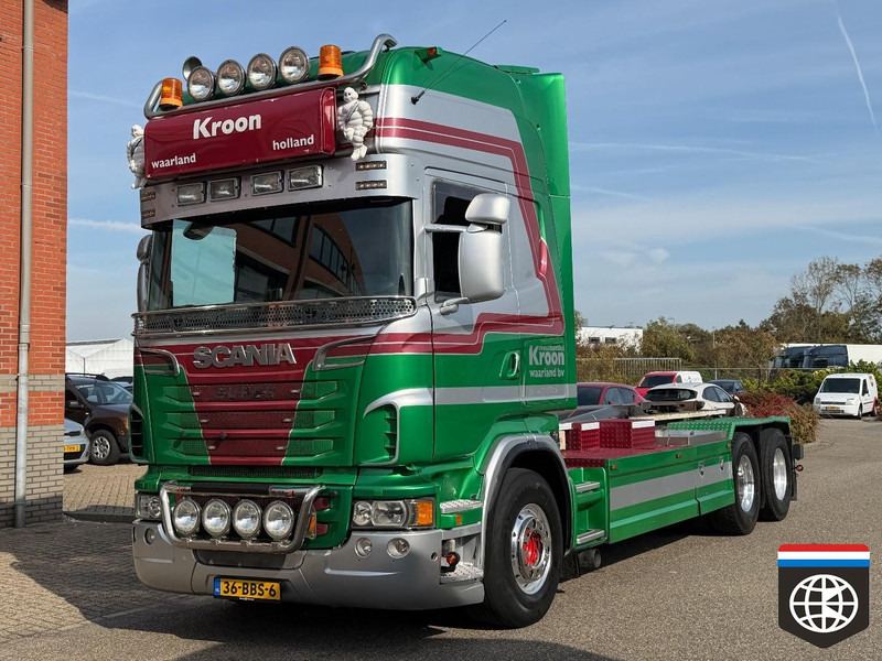 Scania R620 25 T HOOKLIFT / HOLLAND TRUCK / HOOK-CRANE HYDRAULIC - Camion ampliroll: photos 2 Scania R620 25 T HOOKLIFT / HOLLAND TRUCK / HOOK-CRANE HYDRAULIC - Camion ampliroll: photos 2