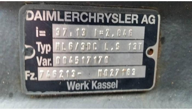 Axles HL6/3 DC L.S 13T - Pièces de rechange: photos 4 Axles HL6/3 DC L.S 13T - Pièces de rechange: photos 4