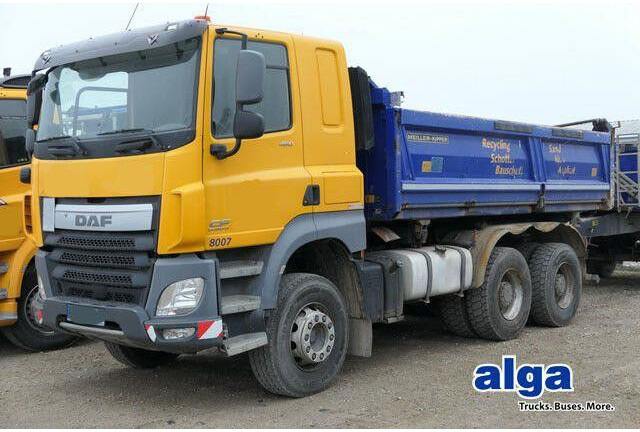 DAF CF 460 6x4, Meiller, Bordmatik, AHK, Klima,Hydr. - Camion benne: photos 1 DAF CF 460 6x4, Meiller, Bordmatik, AHK, Klima,Hydr. - Camion benne: photos 1