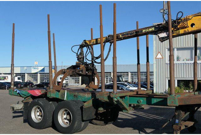 DIEBOLT Teleskop., Holzladekran, 2-Achser, BPW - Semi-remorque grumier: photos 4 DIEBOLT Teleskop., Holzladekran, 2-Achser, BPW - Semi-remorque grumier: photos 4