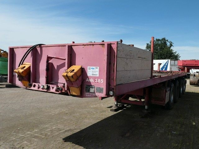 ES-GE 4.VON-25-40.3H, Plattfrom, 4-Achser, Gelenkt,SAF - Semi-remorque plateau: photos 5 ES-GE 4.VON-25-40.3H, Plattfrom, 4-Achser, Gelenkt,SAF - Semi-remorque plateau: photos 5