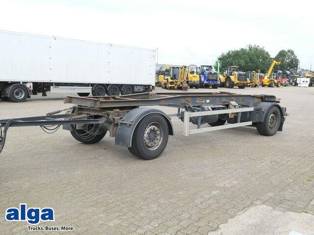 Huffermann HSA 18.70, Container, Schlitten, SAF, Luftfed. - Remorque porte-conteneur/ Caisse mobile: photos 1 Huffermann HSA 18.70, Container, Schlitten, SAF, Luftfed. - Remorque porte-conteneur/ Caisse mobile: photos 1