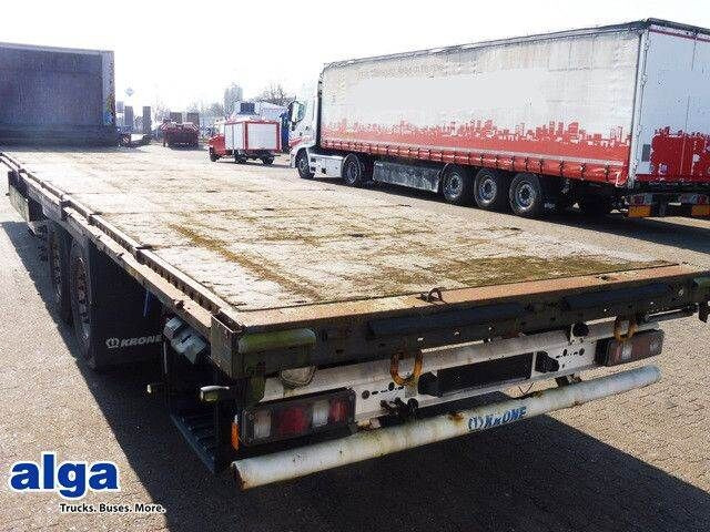 Krone SD, Plattform, Multi-Lock-Rahmen, Luft-Lift - Semi-remorque plateau: photos 1 Krone SD, Plattform, Multi-Lock-Rahmen, Luft-Lift - Semi-remorque plateau: photos 1