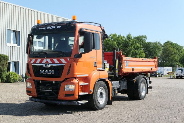 MAN 18.460 TGS/4x2/Meiller/Palfinger 8.501 SLD/AHK - Camion benne, Camion grue: photos 3 MAN 18.460 TGS/4x2/Meiller/Palfinger 8.501 SLD/AHK - Camion benne, Camion grue: photos 3
