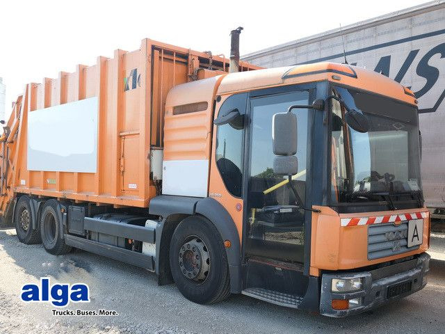 MAN 26.350 TGA/Haller 24 m³./Klima/4 Sitze - Benne à ordures ménagères: photos 1 MAN 26.350 TGA/Haller 24 m³./Klima/4 Sitze - Benne à ordures ménagères: photos 1