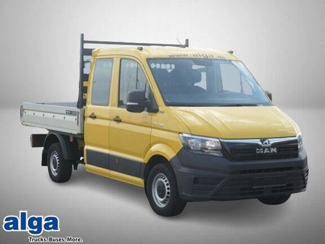 MAN 3.180 TGE 4x4, DOKA, 7 Sitze, Klima, AHK, Allrad - Utilitaire plateau, Utilitaire double cabine: photos 1 MAN 3.180 TGE 4x4, DOKA, 7 Sitze, Klima, AHK, Allrad - Utilitaire plateau, Utilitaire double cabine: photos 1