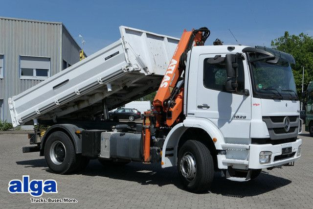 Mercedes-Benz 1829 K Axor, Atlas 116.3-A2L, AHK, Greifer,Klima - Camion benne, Camion grue: photos 1 Mercedes-Benz 1829 K Axor, Atlas 116.3-A2L, AHK, Greifer,Klima - Camion benne, Camion grue: photos 1