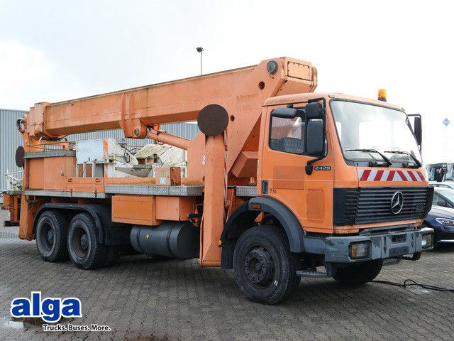 Mercedes-Benz 2429 6X4, SK-Modell, Ruthmann MT 325, 27,4 mtr. - Camion avec nacelle: photos 1 Mercedes-Benz 2429 6X4, SK-Modell, Ruthmann MT 325, 27,4 mtr. - Camion avec nacelle: photos 1