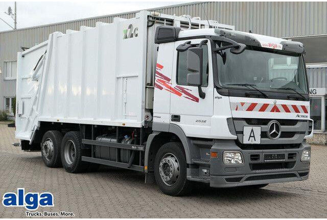 Mercedes-Benz 2532 L Actros 6x2, Medium X2EC23, Zöller 321 - Benne à ordures ménagères: photos 1 Mercedes-Benz 2532 L Actros 6x2, Medium X2EC23, Zöller 321 - Benne à ordures ménagères: photos 1