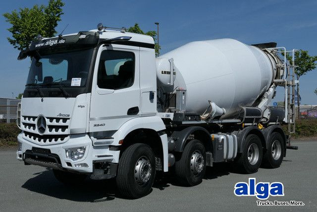 Mercedes-Benz 3240 B Arocs 8x4, Liebherr THM 905, 9m³, 79tkm - Camion malaxeur: photos 1 Mercedes-Benz 3240 B Arocs 8x4, Liebherr THM 905, 9m³, 79tkm - Camion malaxeur: photos 1