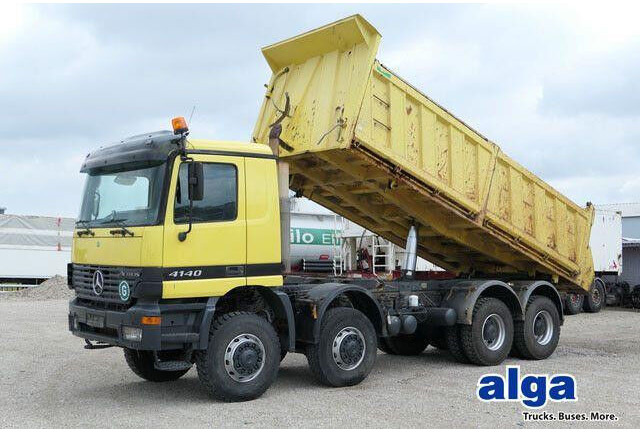 Mercedes-Benz 4140 AK Actros, Allrad, alter Tacho, 4x am Lager - Camion benne: photos 1 Mercedes-Benz 4140 AK Actros, Allrad, alter Tacho, 4x am Lager - Camion benne: photos 1
