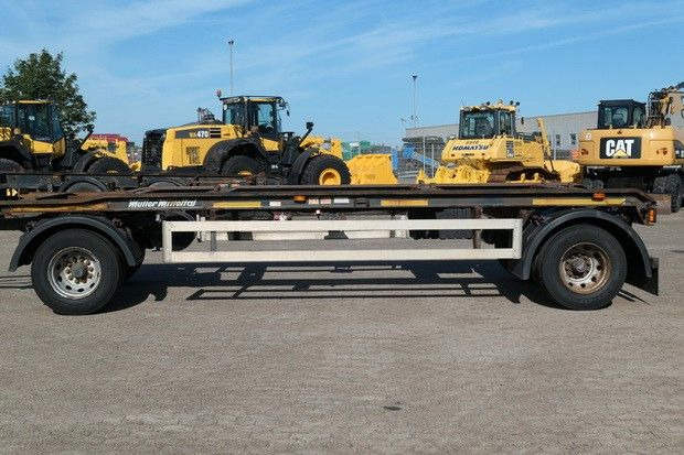 Müller-Mitteltal RA-T 18,0, Außenroller, Container, BPW, Behälter - Remorque ampliroll/ Multibenne: photos 3 Müller-Mitteltal RA-T 18,0, Außenroller, Container, BPW, Behälter - Remorque ampliroll/ Multibenne: photos 3