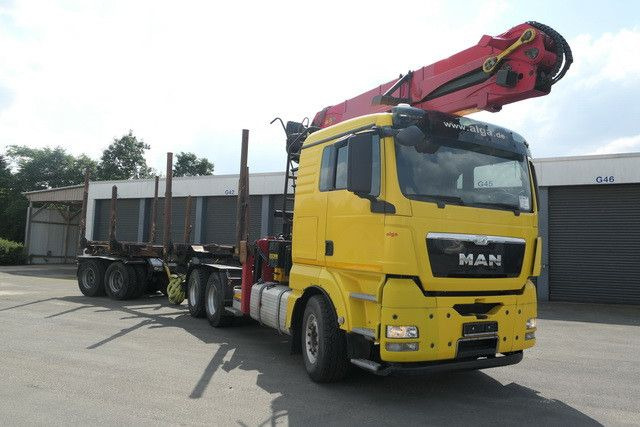 MAN 26.540 TGX/6x4/540 PS/Kran Epsilon/Blattfederung - Tracteur routier: photos 1 MAN 26.540 TGX/6x4/540 PS/Kran Epsilon/Blattfederung - Tracteur routier: photos 1
