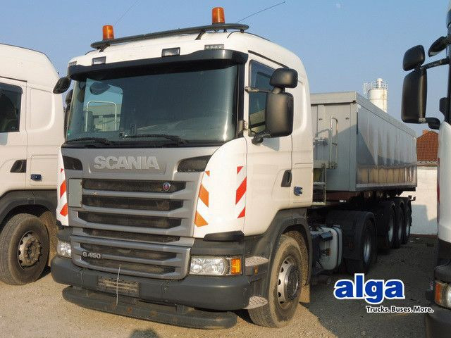 Scania G 450 4x2, Hydr., Spurassistent, Schlafliege, AC - Tracteur routier: photos 1 Scania G 450 4x2, Hydr., Spurassistent, Schlafliege, AC - Tracteur routier: photos 1