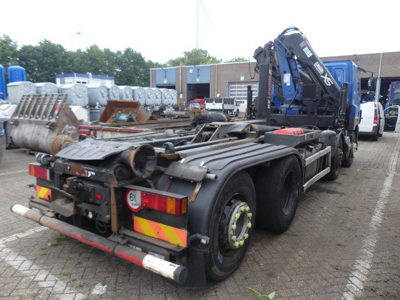REF:1415 - Camion porte-container avec grue DAF AX85 MC5-7-5 (2009-532.626 km) - Camion ampliroll, Camion grue: photos 3 REF:1415 - Camion porte-container avec grue DAF AX85 MC5-7-5 (2009-532.626 km) - Camion ampliroll, Camion grue: photos 3