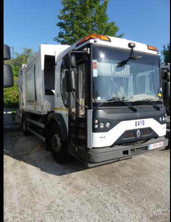 REF:8490 - Camion poubelle Renault Access (2014-236.794 km) - Benne à ordures ménagères: photos 2 REF:8490 - Camion poubelle Renault Access (2014-236.794 km) - Benne à ordures ménagères: photos 2