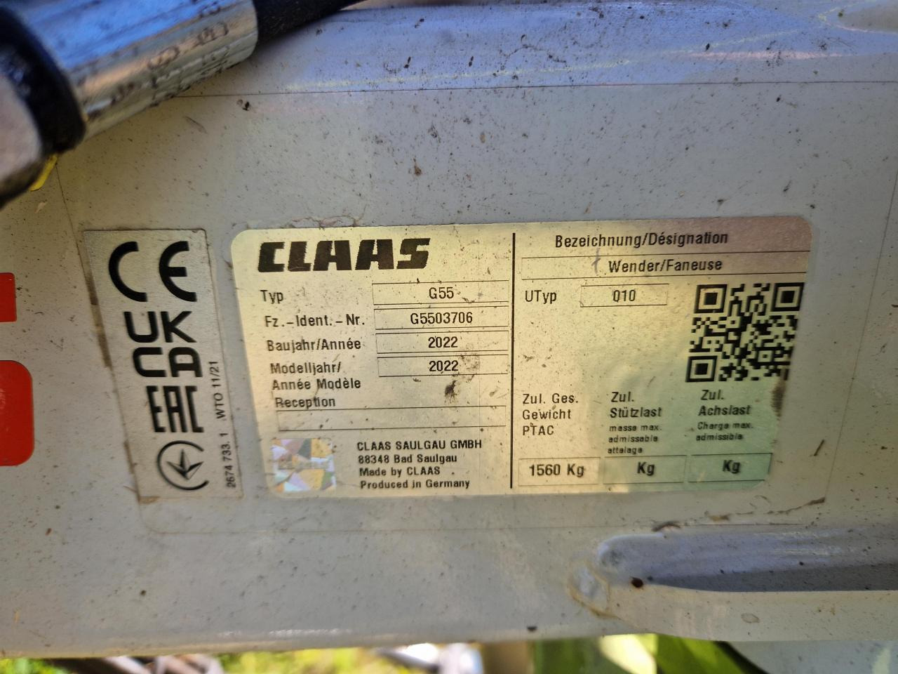 CLAAS Volto 1100 - Faneuse: photos 2 CLAAS Volto 1100 - Faneuse: photos 2