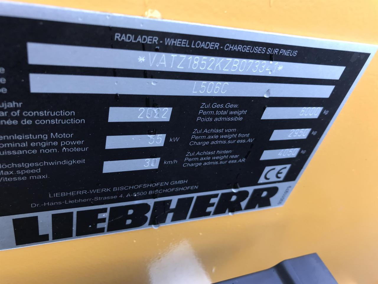 Chargeuse sur pneus Liebherr 506 Compact: photos 16