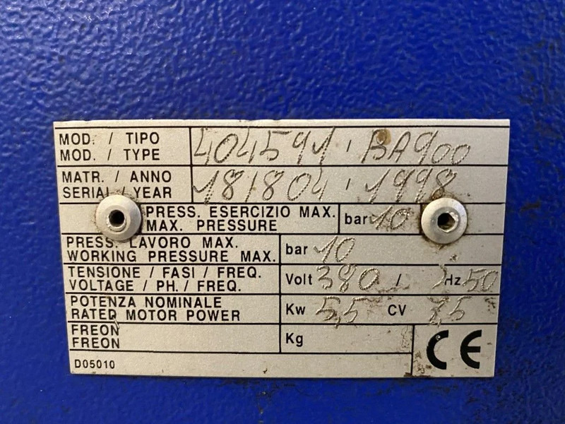 Airpress BA 900 5.5 kW 10 Bar 822 L / min Elektrische Zuigercompressor - Compresseur d'air: photos 3 Airpress BA 900 5.5 kW 10 Bar 822 L / min Elektrische Zuigercompressor - Compresseur d'air: photos 3