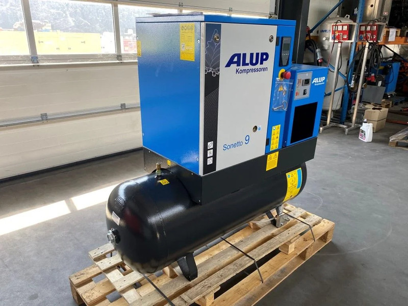 Alup Sonetto 9+ 270 Elektrische Schroefcompressor met ketel en droger 7.5 kW 980 L / min 10 Bar - Compresseur d'air: photos 2 Alup Sonetto 9+ 270 Elektrische Schroefcompressor met ketel en droger 7.5 kW 980 L / min 10 Bar - Compresseur d'air: photos 2