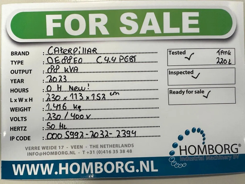 Caterpillar DE88E0 C4.4 PGBT 88 kVA Silent Generatorset CAT New ! - Groupe électrogène: photos 2 Caterpillar DE88E0 C4.4 PGBT 88 kVA Silent Generatorset CAT New ! - Groupe électrogène: photos 2