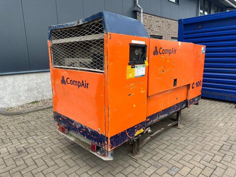 Compair C100 Mercedes OM 364 A 10.5 m3 / min 77 kW 7 Bar Silent Diesel Compressor - Compresseur d'air: photos 2 Compair C100 Mercedes OM 364 A 10.5 m3 / min 77 kW 7 Bar Silent Diesel Compressor - Compresseur d'air: photos 2