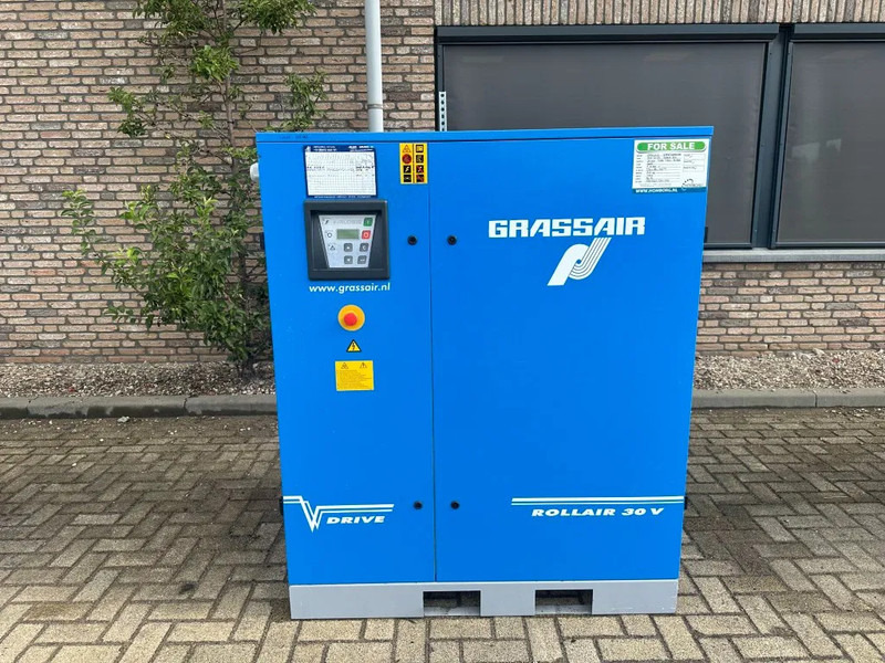 Grassair RLR 30 V9 Rollair 30V 22 kW 3000 L / min 10 Bar Elektrische Schroefcompressor Frequentiegeregeld - Compresseur d'air: photos 1 Grassair RLR 30 V9 Rollair 30V 22 kW 3000 L / min 10 Bar Elektrische Schroefcompressor Frequentiegeregeld - Compresseur d'air: photos 1