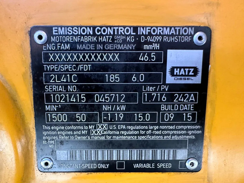 Hatz 2L41C Stamford 17.5 kVA Silentpack generatorset - Groupe électrogène: photos 4 Hatz 2L41C Stamford 17.5 kVA Silentpack generatorset - Groupe électrogène: photos 4