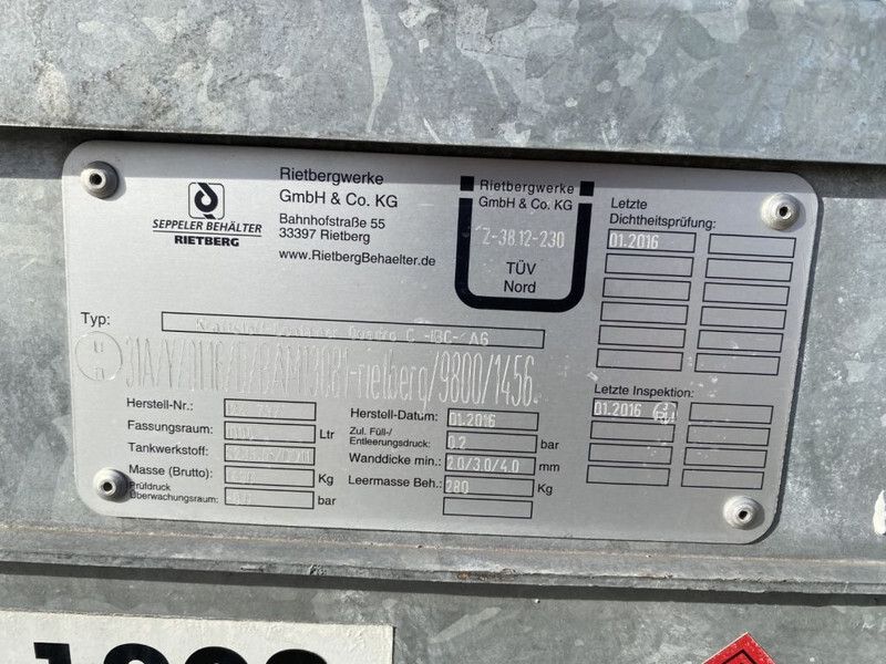 IBC Rietberg 1000 liter IBC Dieseltank Gegalvaniseerd - Cuve de stockage: photos 3 IBC Rietberg 1000 liter IBC Dieseltank Gegalvaniseerd - Cuve de stockage: photos 3