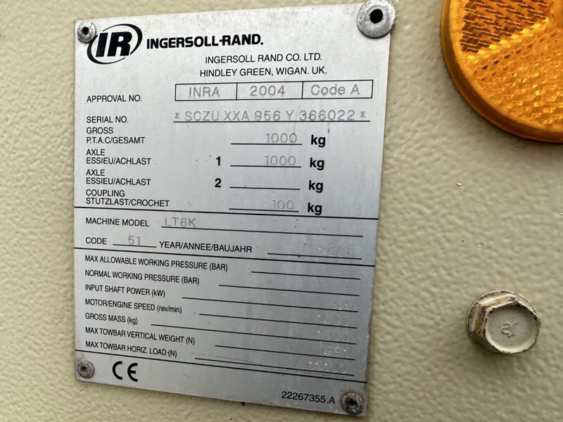 Ingersoll Rand LT6K Kubota 6 kVA Mobiele Lichtmast Aggregaat Light Tower - Mat d'éclairage: photos 5 Ingersoll Rand LT6K Kubota 6 kVA Mobiele Lichtmast Aggregaat Light Tower - Mat d'éclairage: photos 5