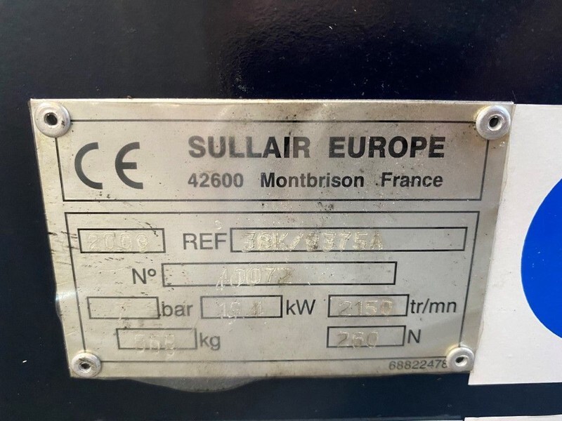 Kubota D1105 Sullair 15.5 kW 7 bar diesel schroefcompressor - Compresseur d'air: photos 4 Kubota D1105 Sullair 15.5 kW 7 bar diesel schroefcompressor - Compresseur d'air: photos 4