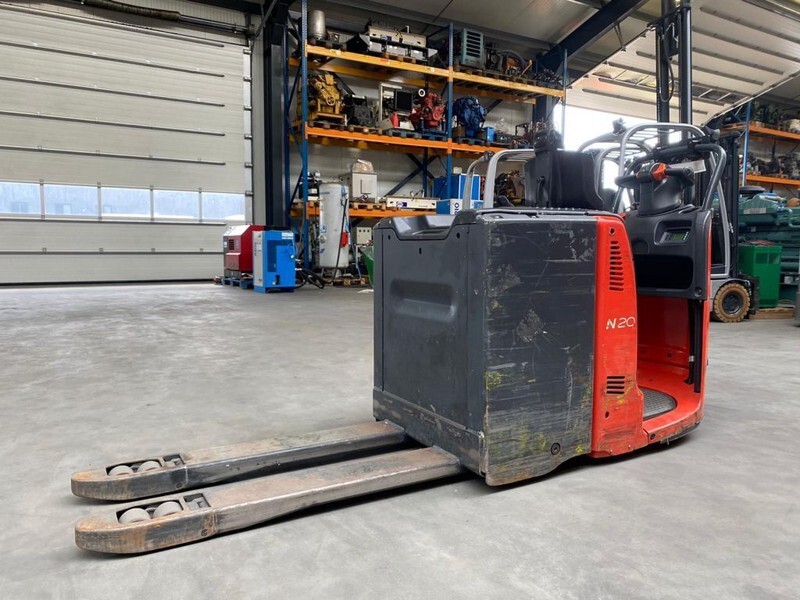 Linde N20 2 ton Elektrische Orderpicker Meerijder Palletwagen - Transpalette: photos 1 Linde N20 2 ton Elektrische Orderpicker Meerijder Palletwagen - Transpalette: photos 1