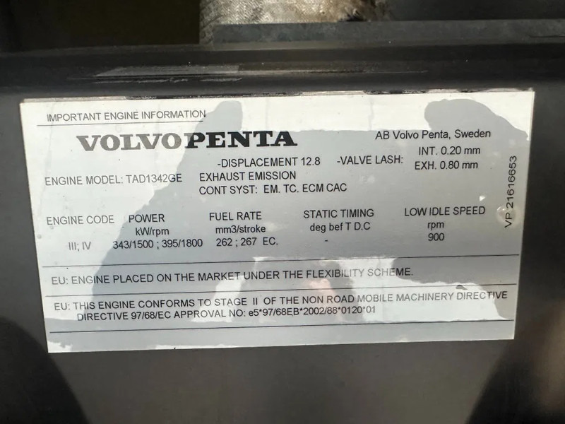 Groupe électrogène SDMO V400C2 Volvo Penta 440 kVA Silent generatorset: photos 9