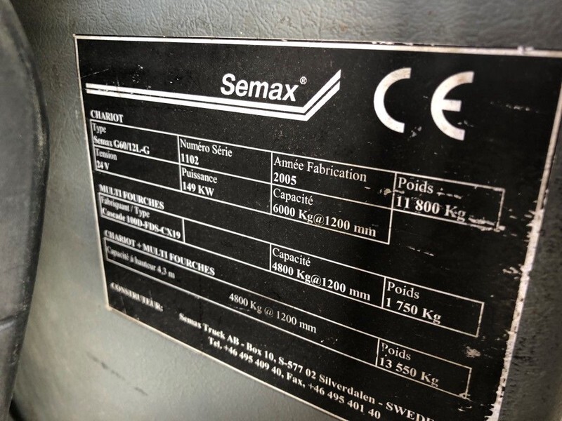 Semax Semax G60/12L-G 6 ton LPG Heftruck - Chariot élévateur à gaz: photos 3 Semax Semax G60/12L-G 6 ton LPG Heftruck - Chariot élévateur à gaz: photos 3