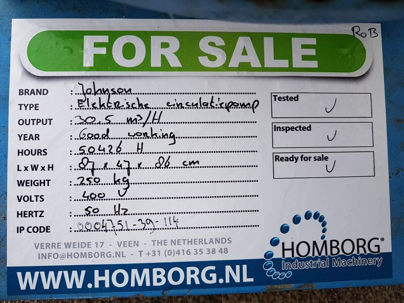 Pompe à eau WATERPOMP Elektrische Waterpompsets diverse vermogens 2.2 kW tot 18.5 kW: photos 18 Pompe à eau WATERPOMP Elektrische Waterpompsets diverse vermogens 2.2 kW tot 18.5 kW: photos 18