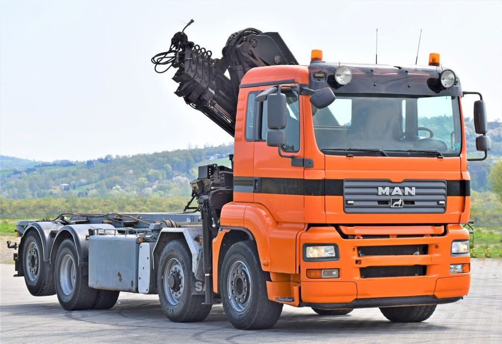 MAN TGA 35.480 Abrollkipper*KRAN /FUNK - Camion grue, Camion - système de câble: photos 4 MAN TGA 35.480 Abrollkipper*KRAN /FUNK - Camion grue, Camion - système de câble: photos 4