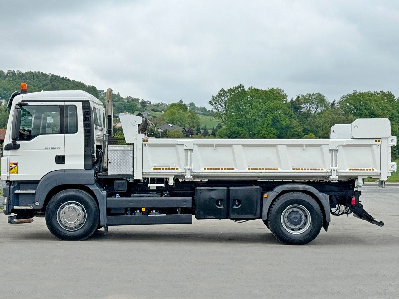 Camion benne, Camion grue MAN TGS 18.320 * KIPPER 4,95m + BORDMATIC*TOPZUSTAND: photos 7