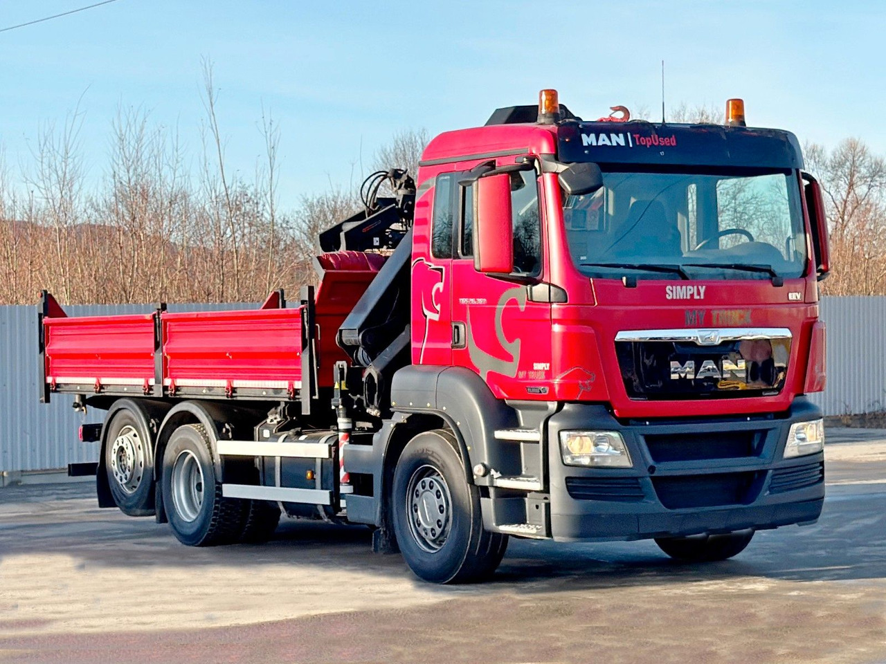 MAN TGS 26.360 Kipper 5,15m*HMF 1420 K2 + FUNK/6x2 - Camion grue: photos 3 MAN TGS 26.360 Kipper 5,15m*HMF 1420 K2 + FUNK/6x2 - Camion grue: photos 3