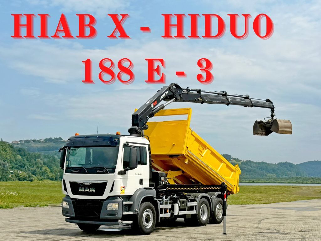 MAN TGS 26.400 * HIAB X-HIDUO 188 E-3 + FUNK * 6x4 - Camion grue: photos 1 MAN TGS 26.400 * HIAB X-HIDUO 188 E-3 + FUNK * 6x4 - Camion grue: photos 1