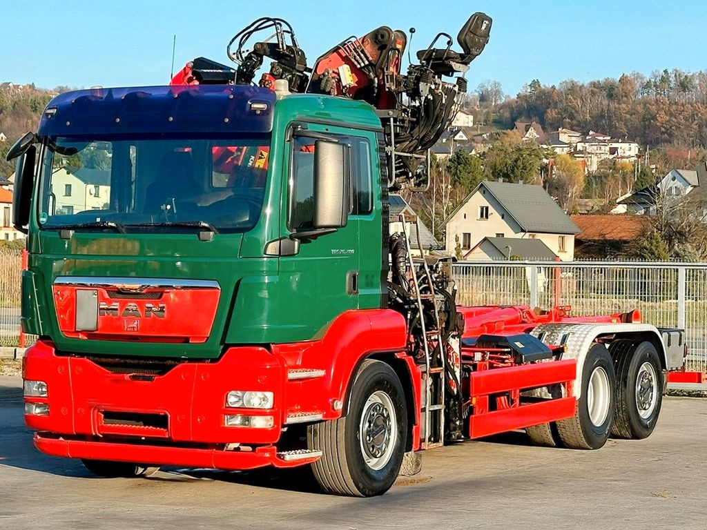 MAN TGS 26.480 * Abrollkipper * JONSERED 1620 Z! - Camion ampliroll, Camion grue: photos 3 MAN TGS 26.480 * Abrollkipper * JONSERED 1620 Z! - Camion ampliroll, Camion grue: photos 3