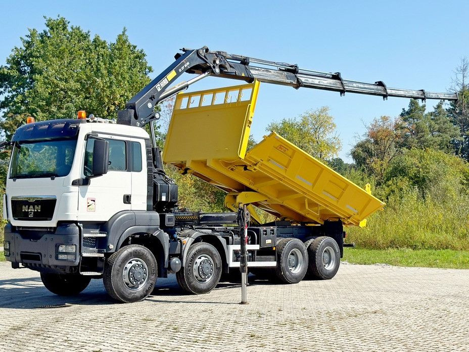 MAN TGS 32.510 * HIAB 288 EP - 5HIDUO/ FUNK * 8x8 - Camion grue: photos 3 MAN TGS 32.510 * HIAB 288 EP - 5HIDUO/ FUNK * 8x8 - Camion grue: photos 3