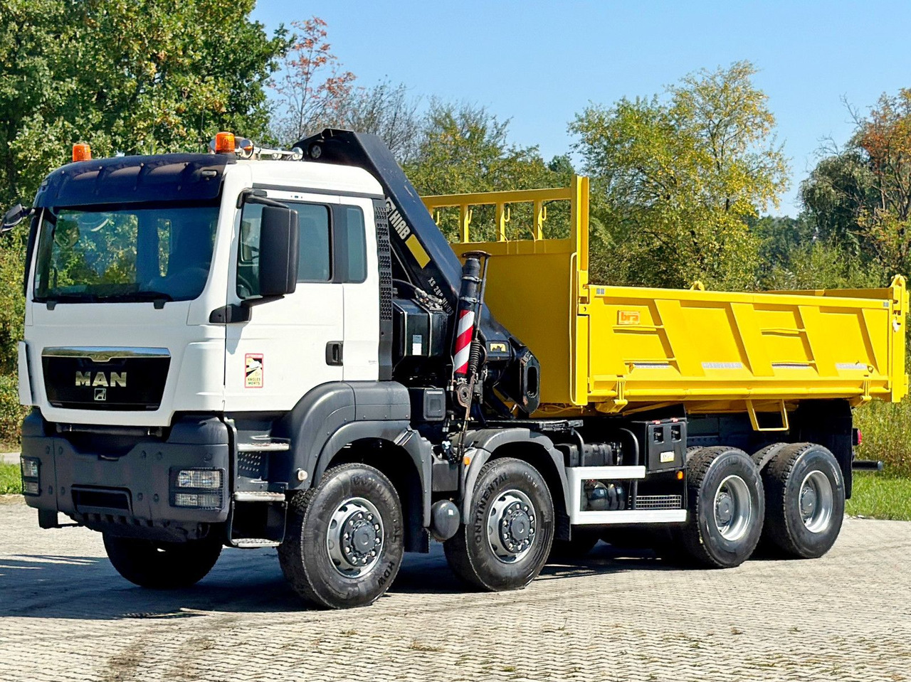 MAN TGS 32.510 * HIAB 288 EP - 5HIDUO/ FUNK * 8x8 - Camion benne, Camion grue: photos 5 MAN TGS 32.510 * HIAB 288 EP - 5HIDUO/ FUNK * 8x8 - Camion benne, Camion grue: photos 5
