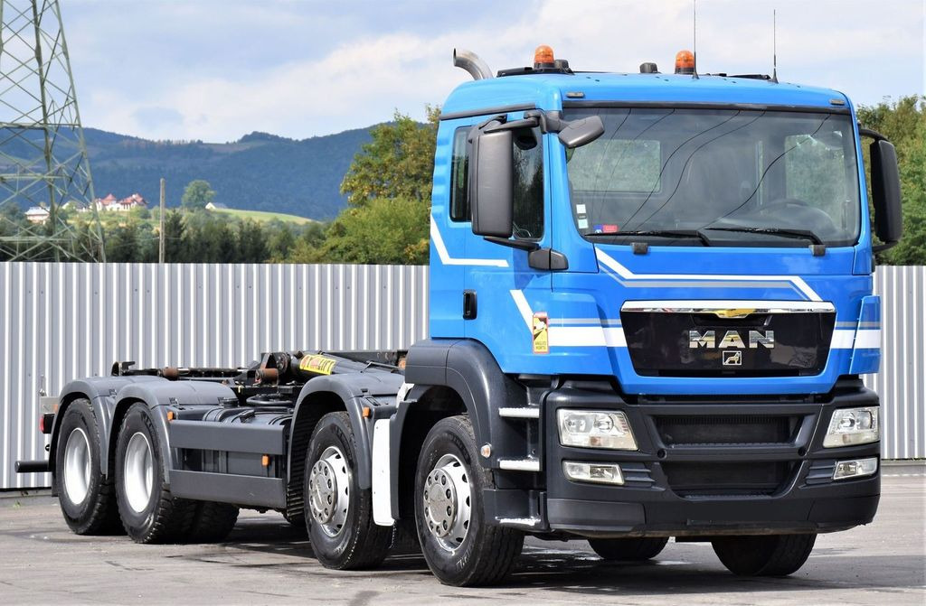MAN TGS 35.400 Abrollkipper *8x4* Top Zustand! - Camion ampliroll: photos 3 MAN TGS 35.400 Abrollkipper *8x4* Top Zustand! - Camion ampliroll: photos 3
