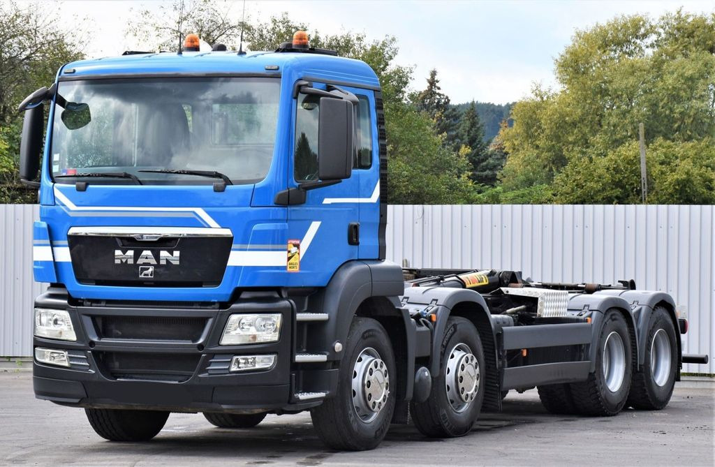 MAN TGS 35.400 Abrollkipper *8x4* Top Zustand! - Camion ampliroll: photos 4 MAN TGS 35.400 Abrollkipper *8x4* Top Zustand! - Camion ampliroll: photos 4