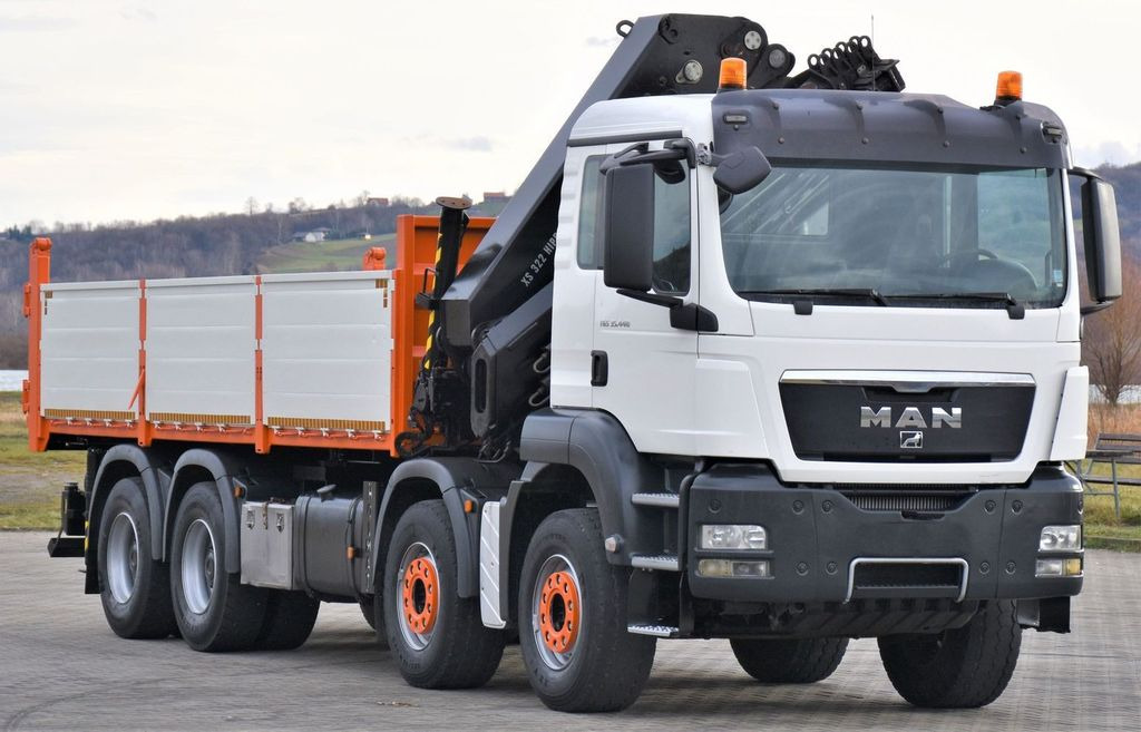 MAN TGS 35.440 * HIAB 322 EP-5HIPRO+FUNK / 8x4! - Camion grue, Camion benne: photos 4 MAN TGS 35.440 * HIAB 322 EP-5HIPRO+FUNK / 8x4! - Camion grue, Camion benne: photos 4